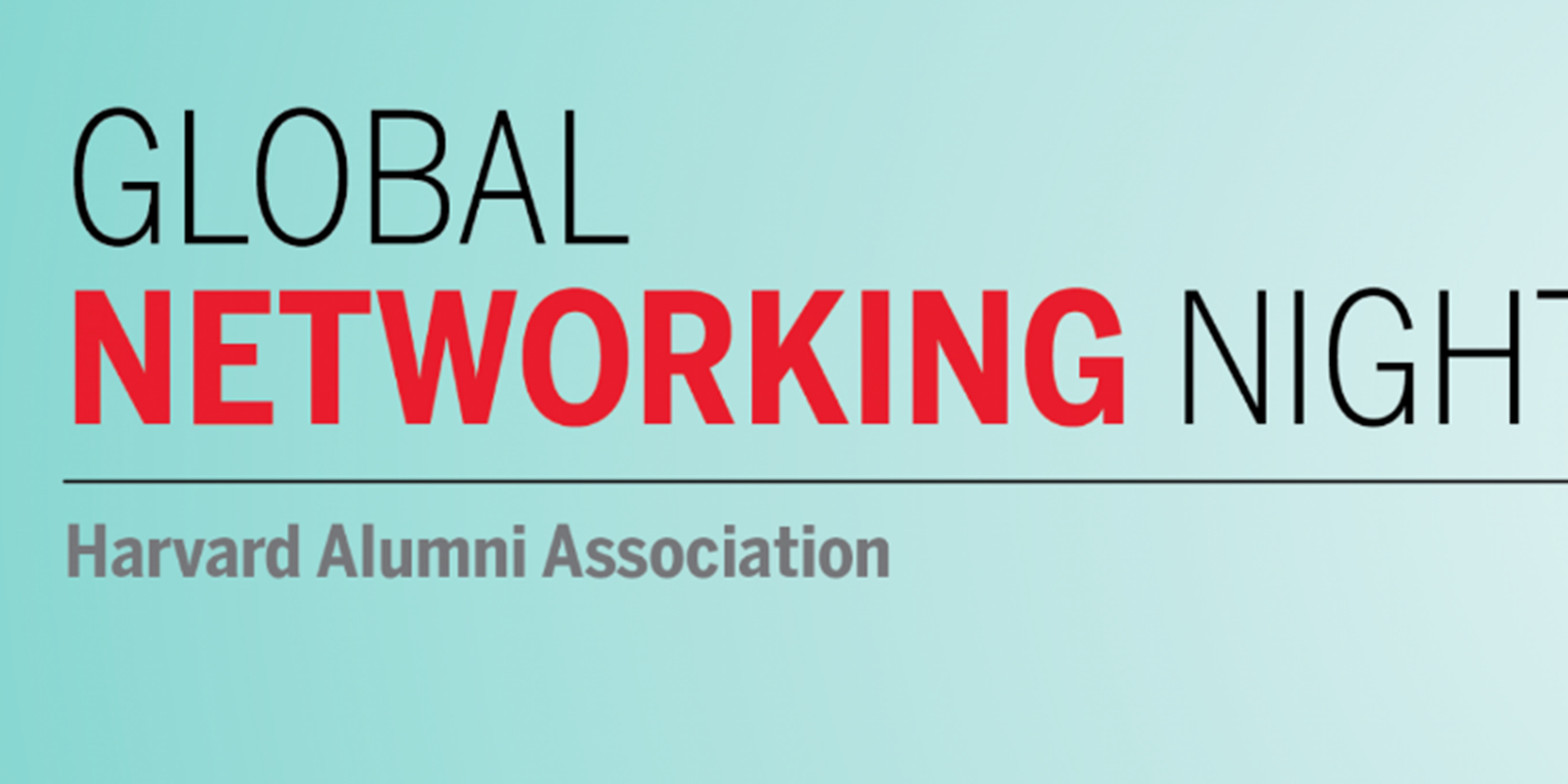 Global Networking Night Harvard Club